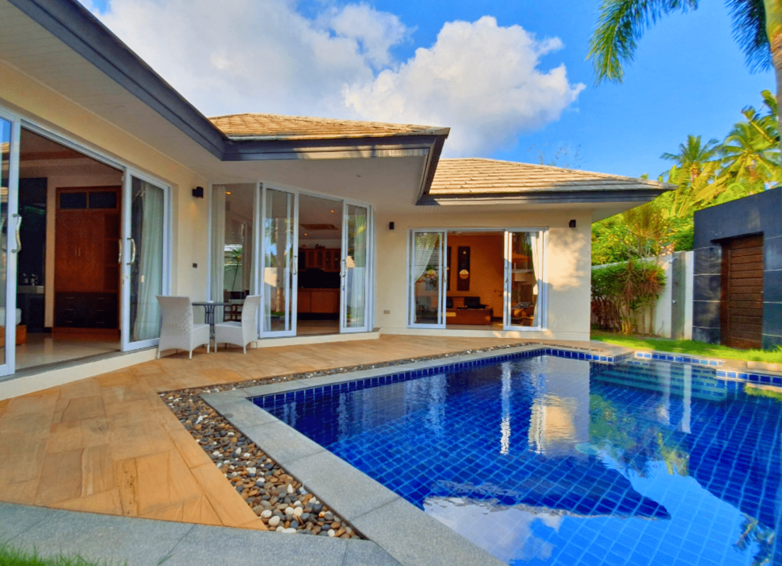 Односпальная вилла с бассейном на пляже в Липа Ной - Фото 1