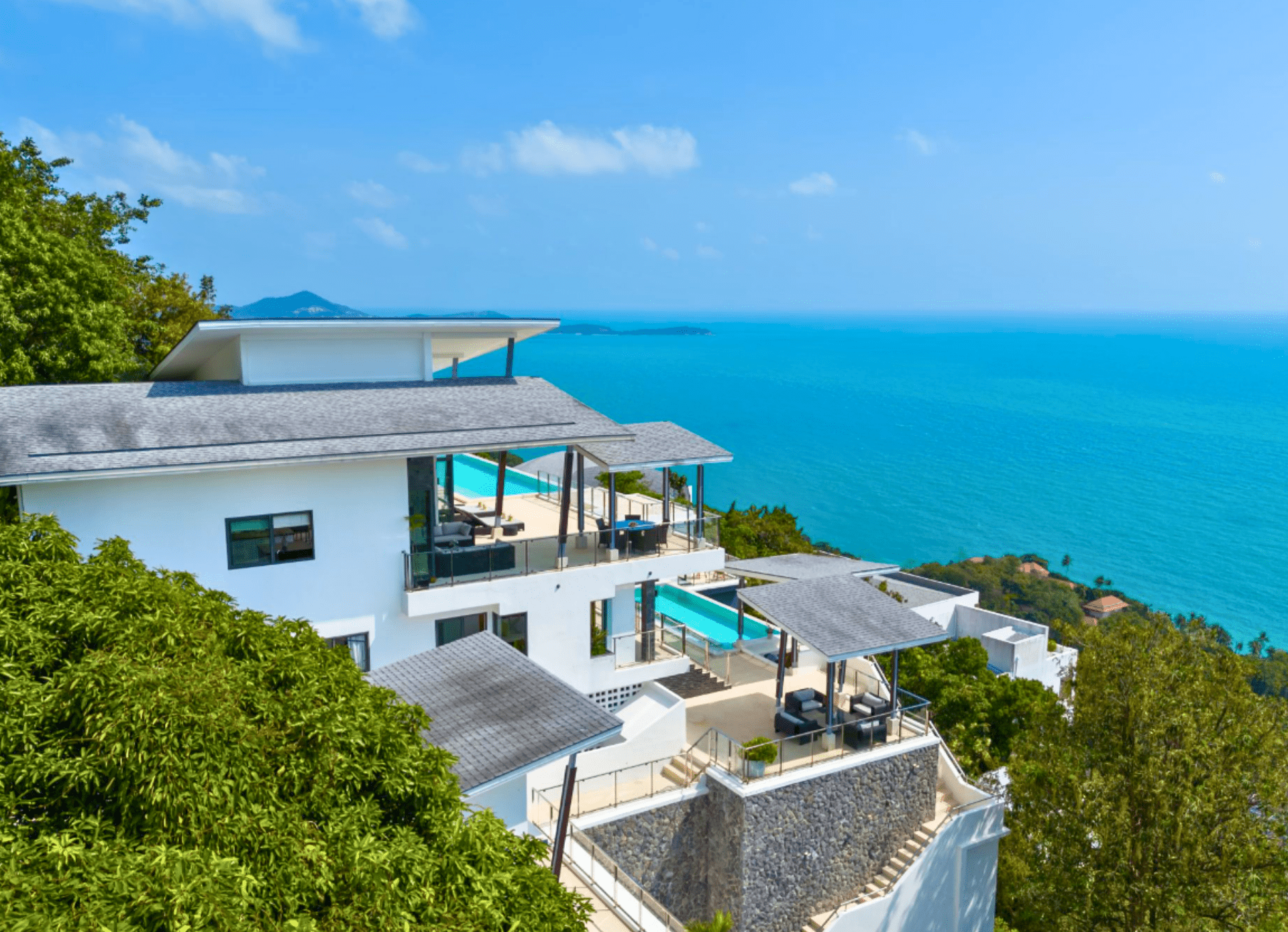 Современная 4 спальная вилла с панорамным видом на море - Фото 1