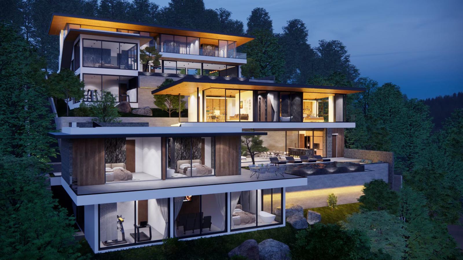 Современная вилла на скале с видом на море и 4 спальнями - Фото 5