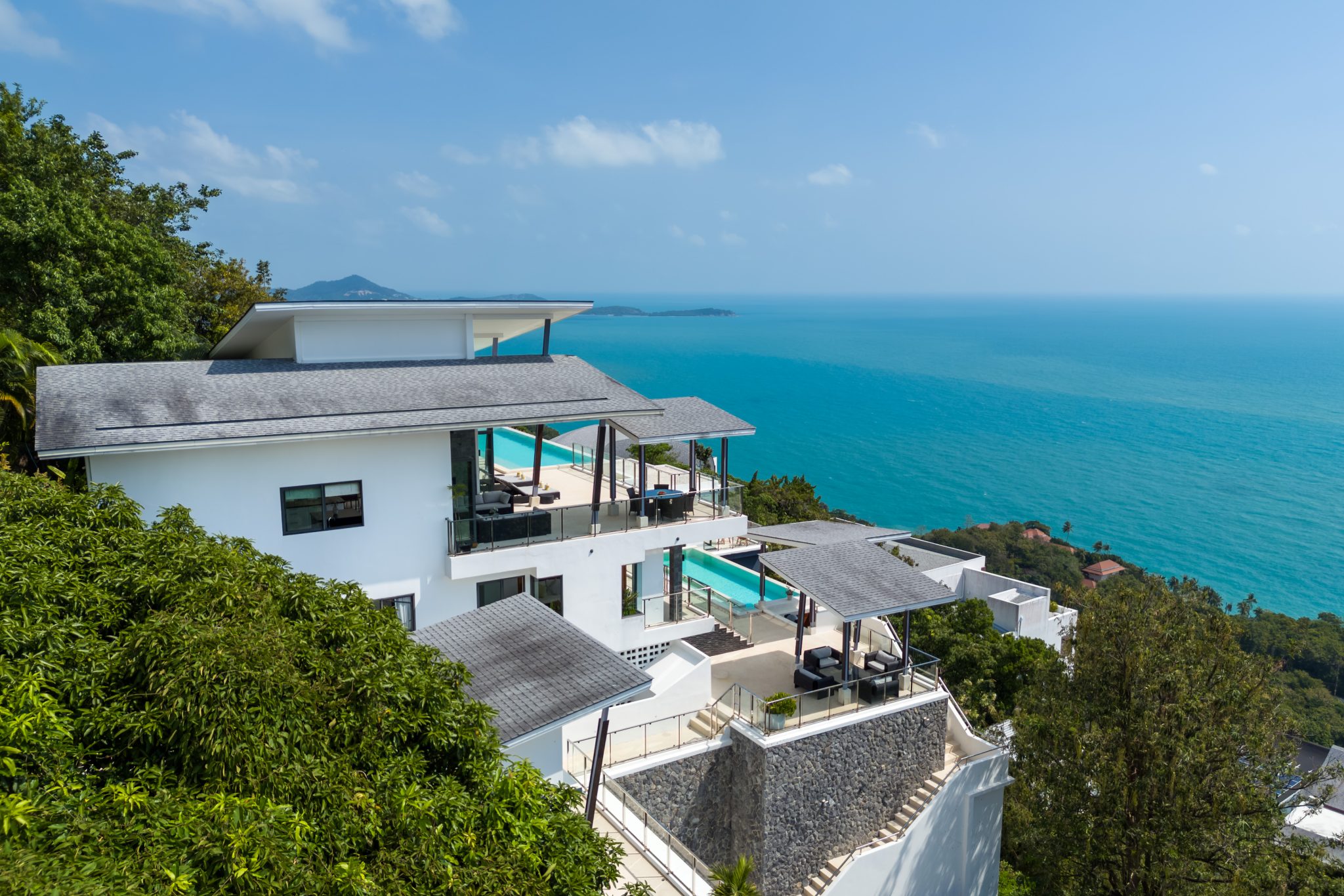 Современная 4 спальная вилла с панорамным видом на море - Фото 2