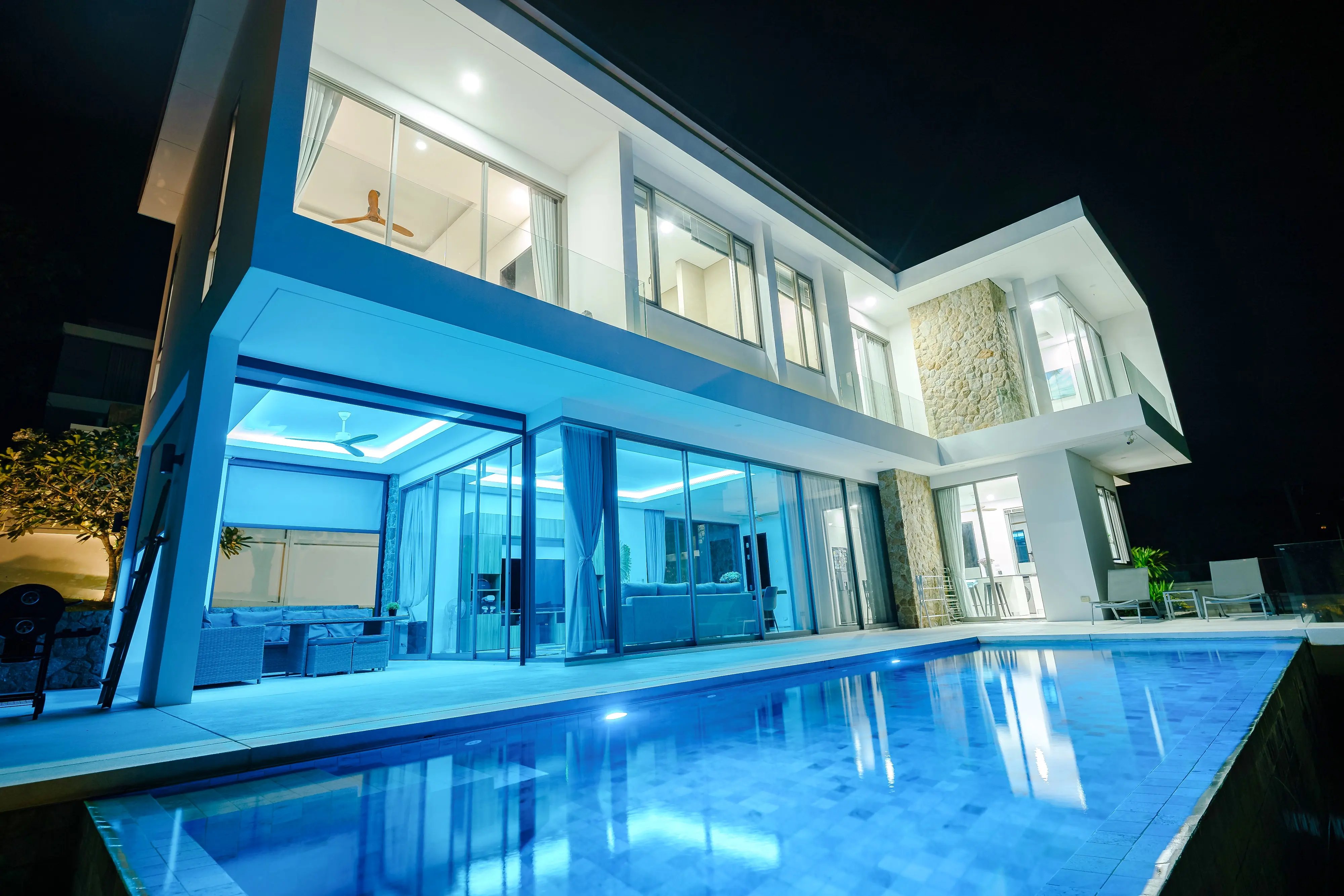 Современная вилла с тремя спальнями и бассейном — Бо Пхут - Фото 6